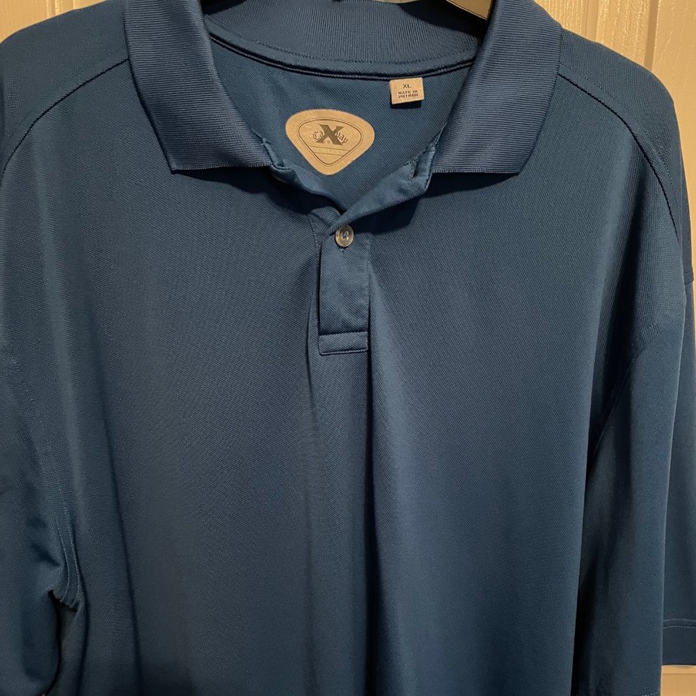Callaway Golf Men's Blue Polo Shirt, Size XL